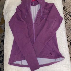 Arc’teryx Purple Full-Zip Hoodie